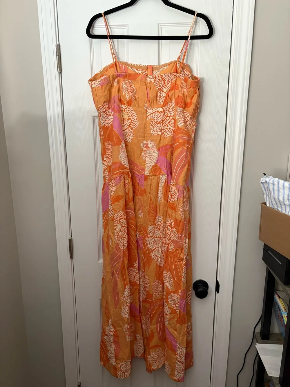 NWT Farm Rio x Anthropologie Linen Blend Strapless Drop-
Waist Maxi Dress - Picture 4 of 7